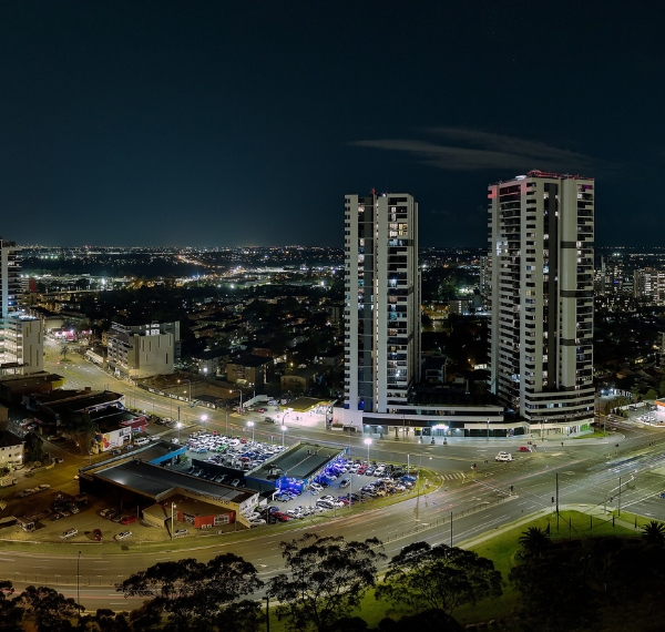 Commercial Buildings in Liverpool CBD, NSW